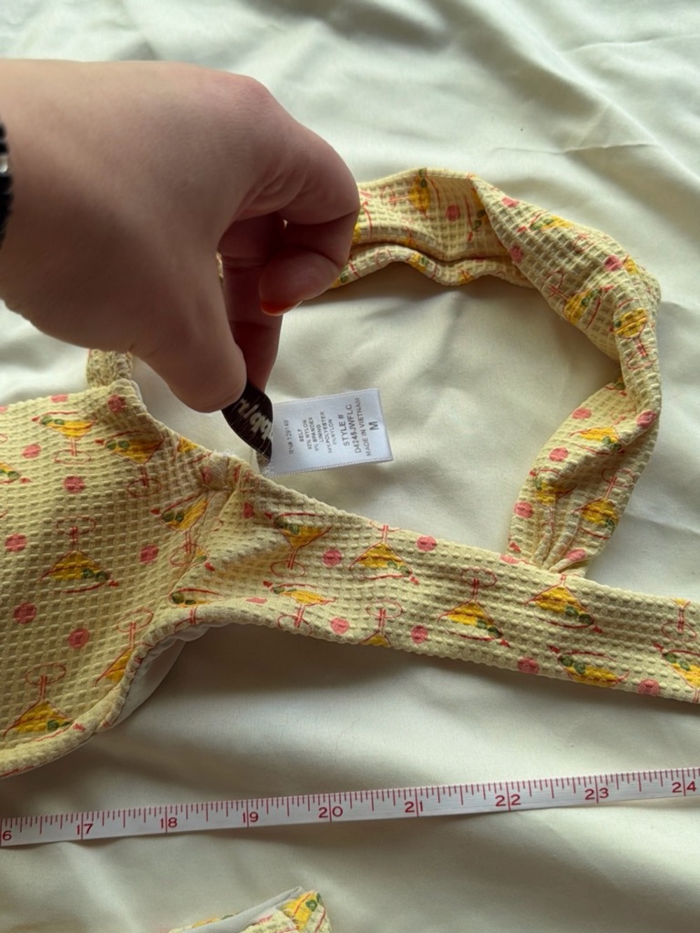 Dippin' Daisy's Yellow Floral Textured Bikini - Picture 3 of 5
